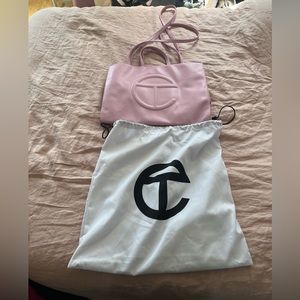 LIKE NEW Large Baby Pink Telfar Shopping Bag
